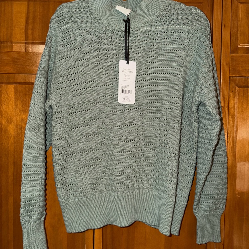 Varley Franco Knit Crew - Sage
